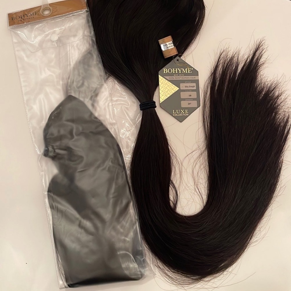 2x Bohyme Luxe Machine Tied Human Hair Extensions